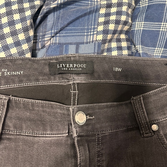 Liverpool Los Angeles Gia Skinny Jeans 18W Dark Wash Stretch Ankle Skinny - Picture 2 of 2